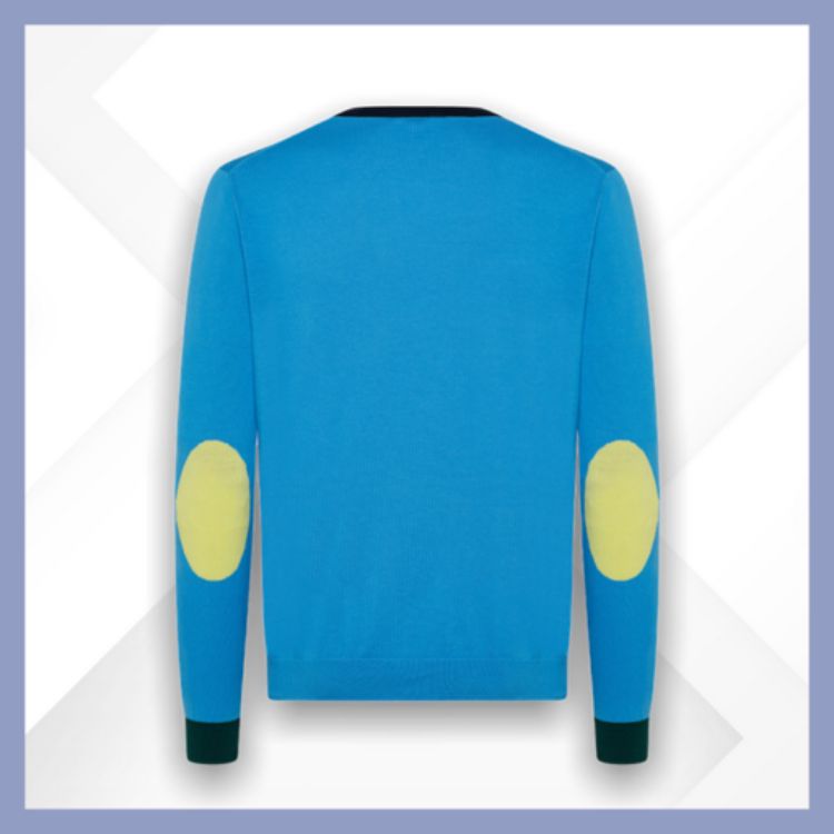 Sun68 maglia da uomo ROUND ELBOW TURCHESE