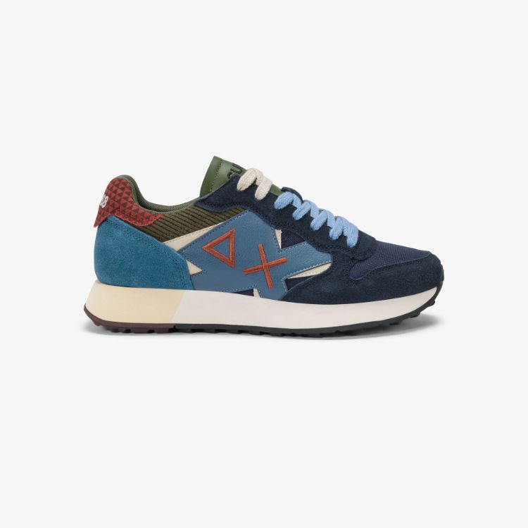 Immagine di Sneaker Jaki Winter in nylon e suede navy blue