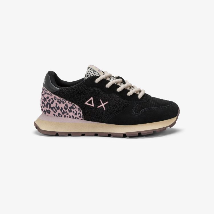 Immagine di Sneaker Ally Winter in suede e teddy nero