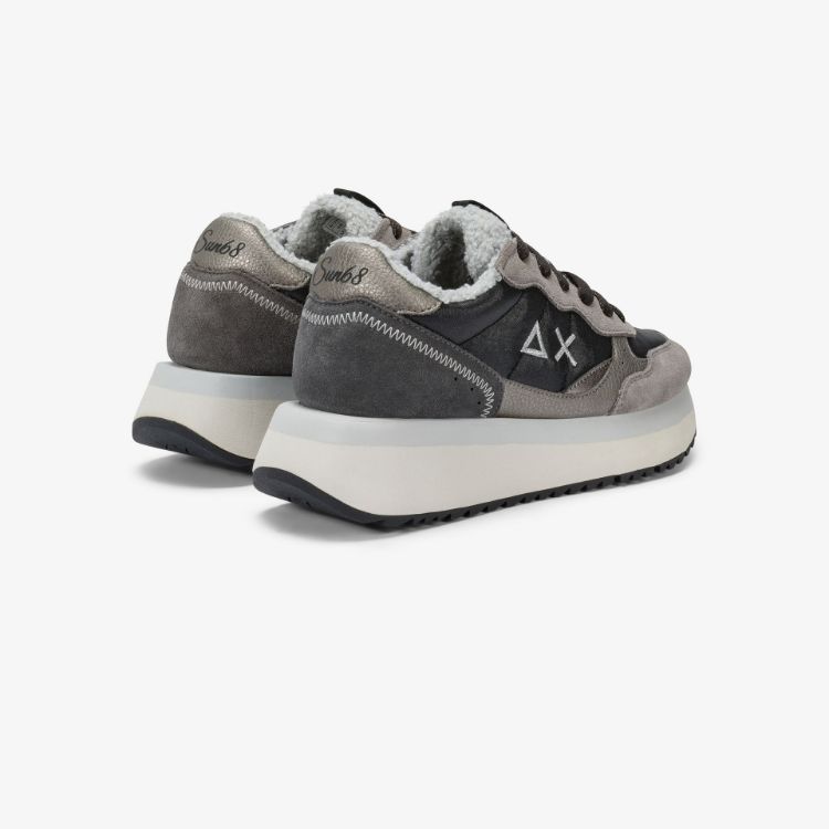 Immagine di Sneaker Big Ally Teddy in nylon e suede nero