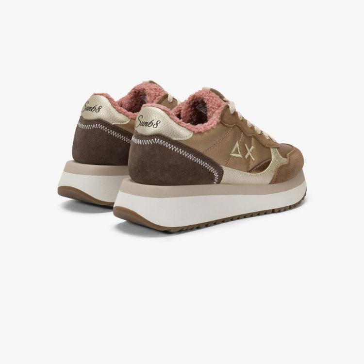 Immagine di Sneaker Big Ally Teddy in nylon e suede volpe
