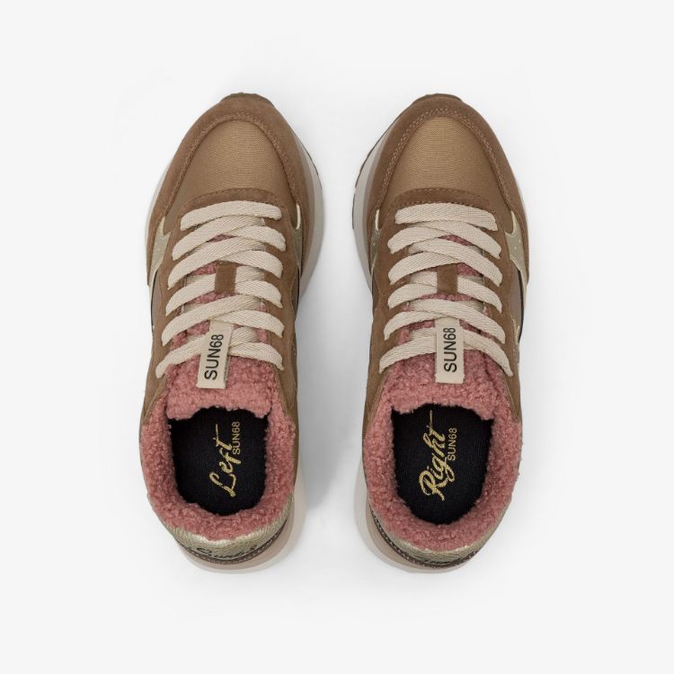 Immagine di Sneaker Big Ally Teddy in nylon e suede volpe