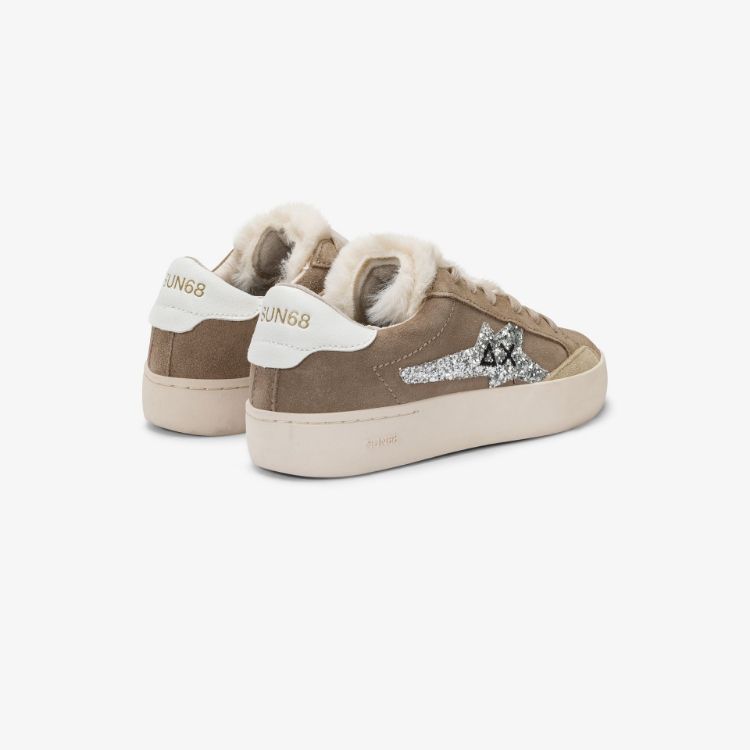 Immagine di Sneaker Teen Girl's Katy Winter in suede beige scuro