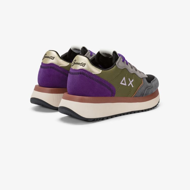 Immagine di Sneaker Big Ally Multicolor in nylon e suede grigio scuro