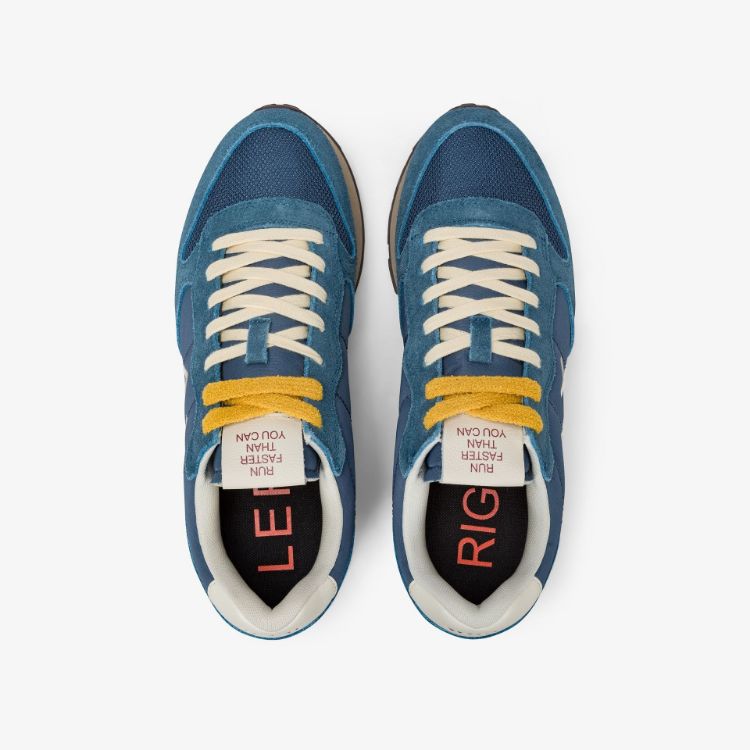 Immagine di Sneaker Tom Vintage in nylon e suede avio scuro