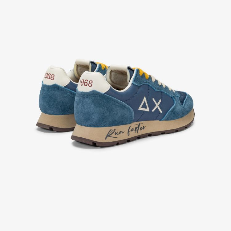 Immagine di Sneaker Tom Vintage in nylon e suede avio scuro