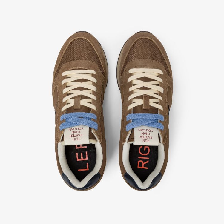 Immagine di Sneaker Tom Vintage in nylon e suede volpe