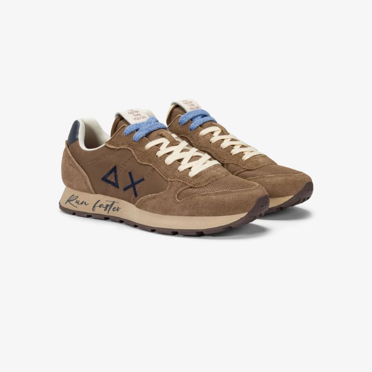 Immagine di Sneaker Tom Vintage in nylon e suede volpe