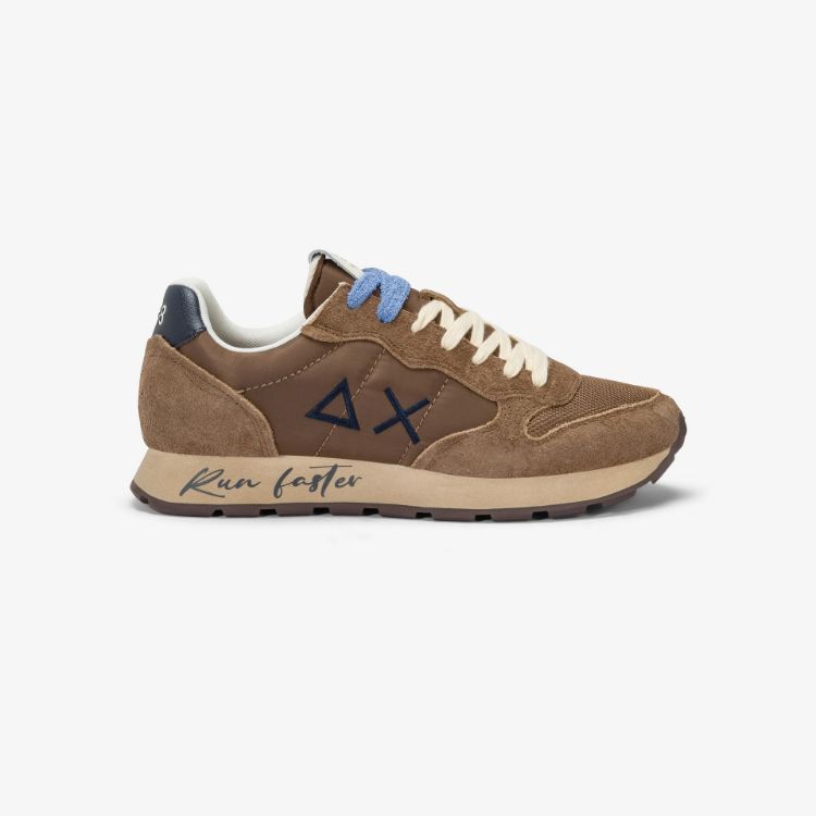 Immagine di Sneaker Tom Vintage in nylon e suede volpe