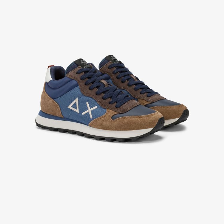 Immagine di Sneaker Tom 2.0 Solid in nylon e suede navy blue