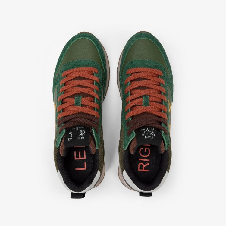 Immagine di Sneaker Tom 2.0 Winter in pelle e suede militare scuro