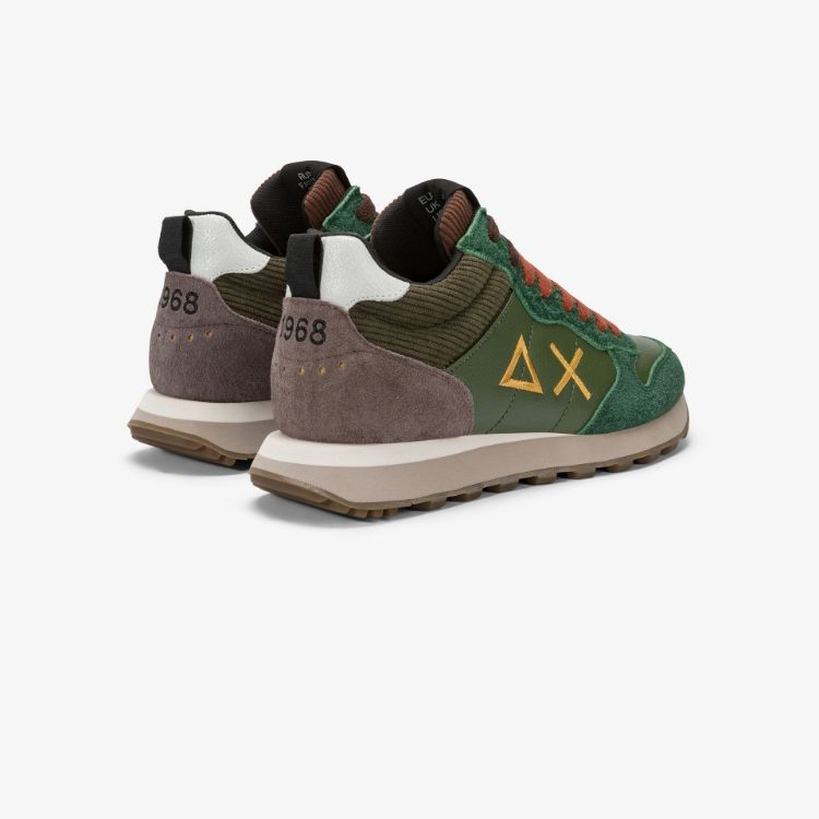 Immagine di Sneaker Tom 2.0 Winter in pelle e suede militare scuro