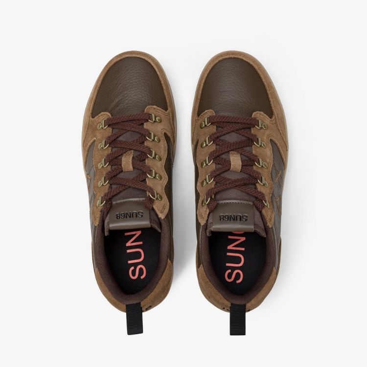 Immagine di Sneaker Genius in pelle bottalata e suede volpe