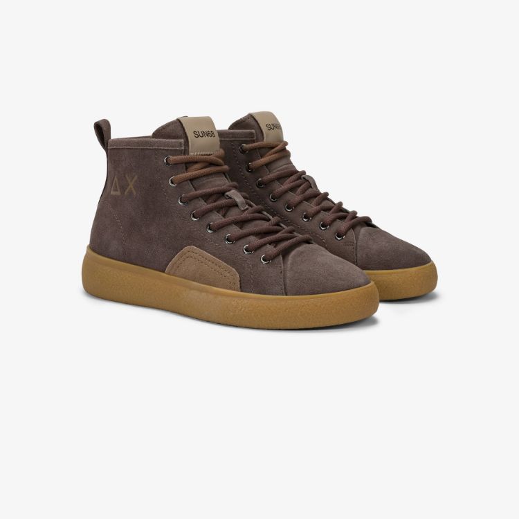 Immagine di Sneaker Luis Mid in suede marrone