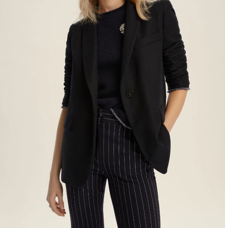 Immagine di Blazer in flanella - BLU NOTTE