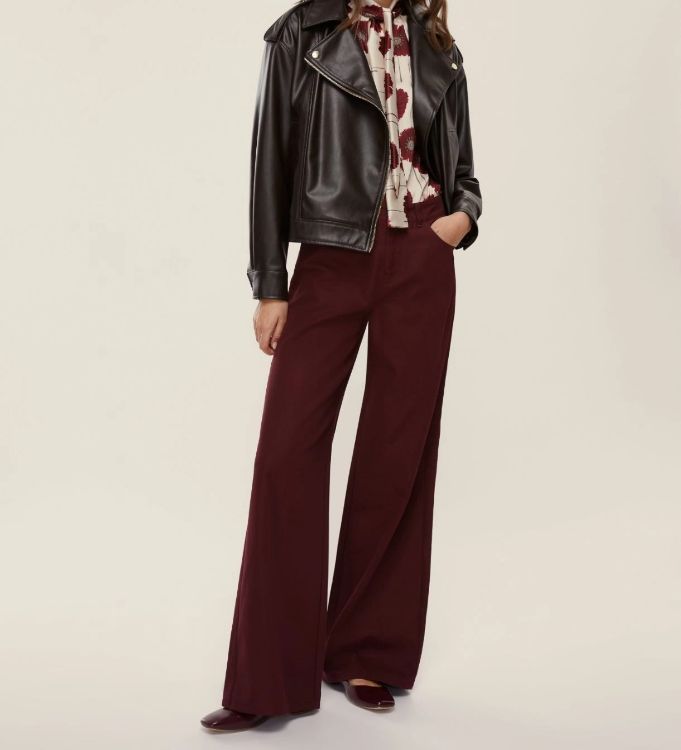 Immagine di Blusa in twill stampato - PANNA