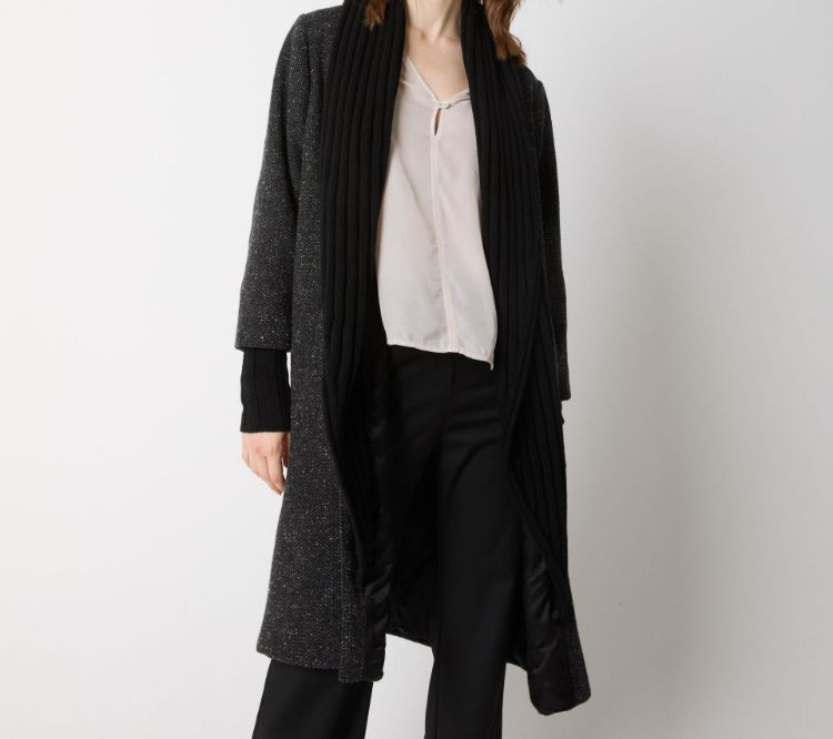 Immagine di Cappotto in lana con revers