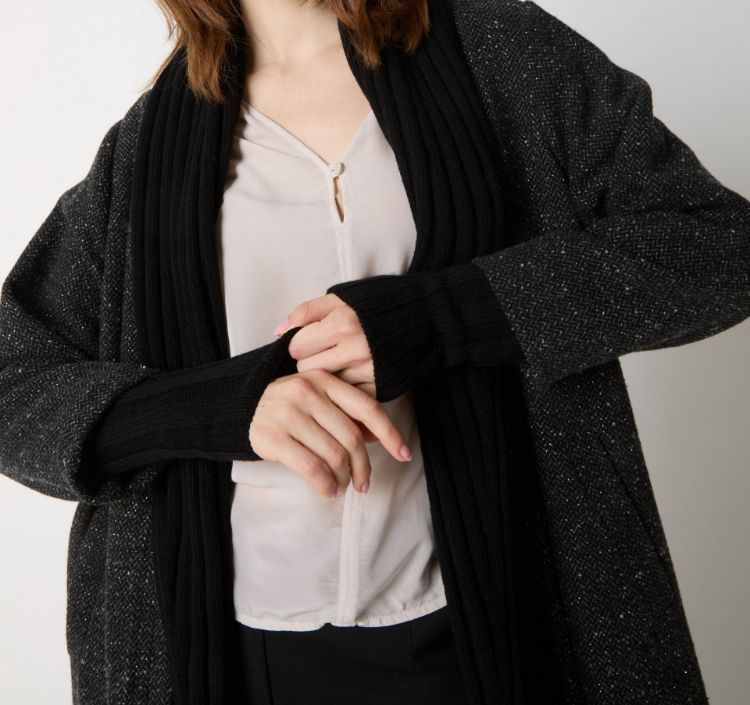Immagine di Cappotto in lana con revers