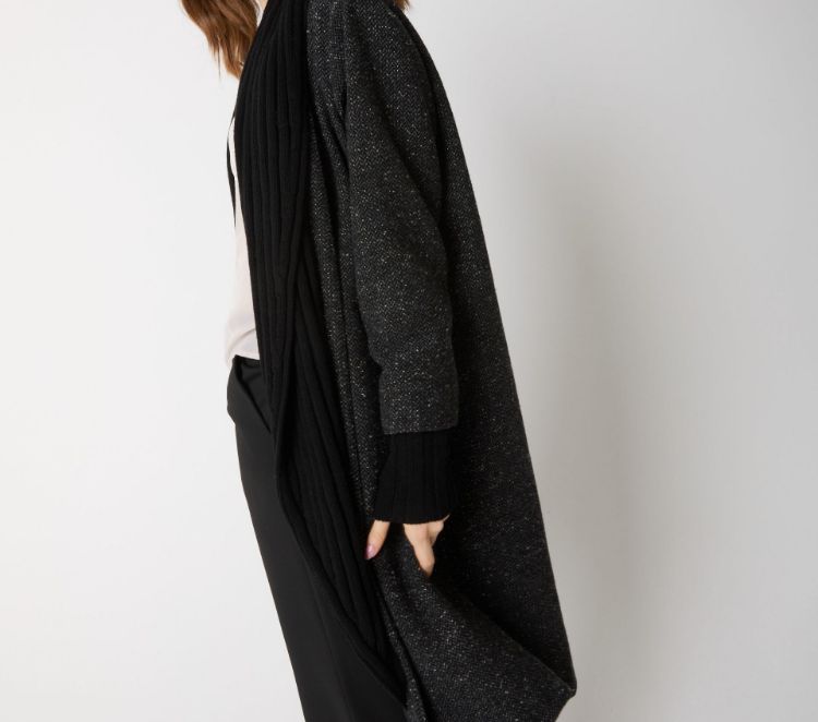Immagine di Cappotto in lana con revers