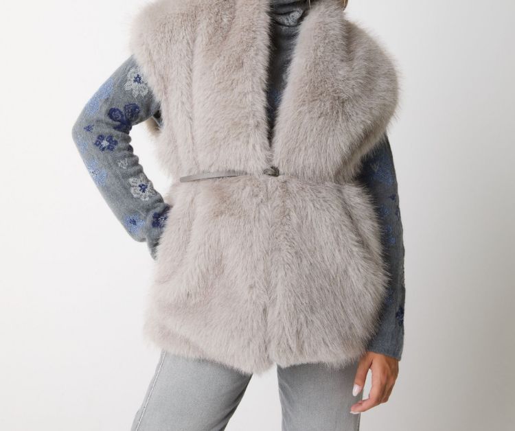 Immagine di Gilet in ecopelliccia