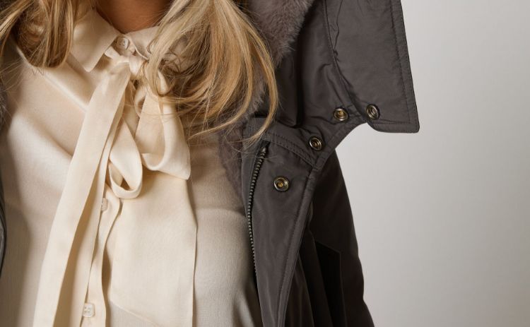 Immagine di Parka in nylon con cappuccio