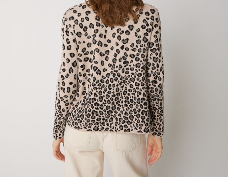 Immagine di Maglia in cotone e lana jacquard