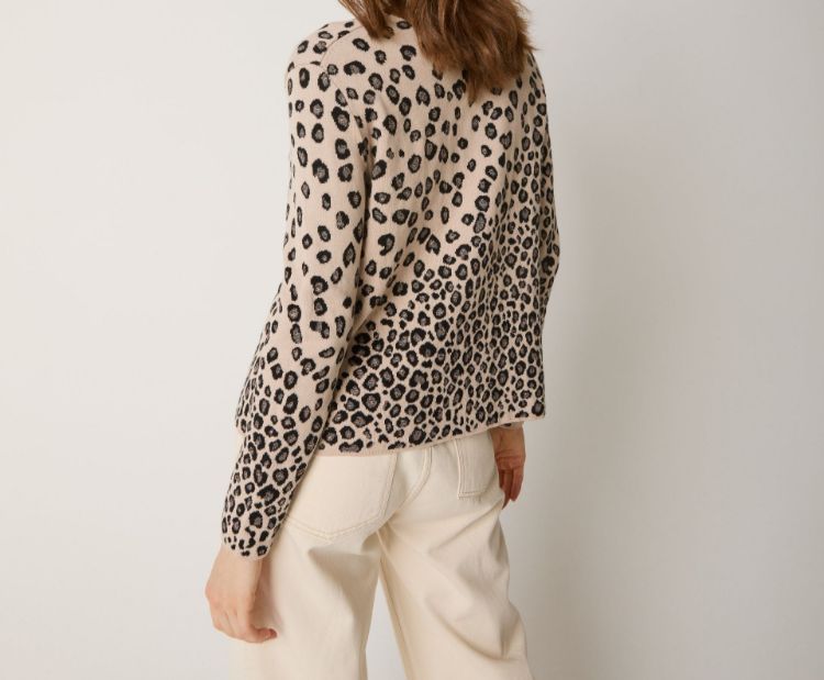 Immagine di Maglia in cotone e lana jacquard