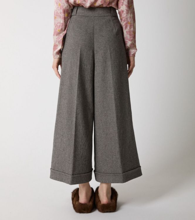 Immagine di Pantaloni a palazzo in cotone stretch