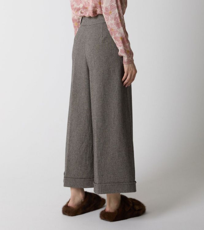 Immagine di Pantaloni a palazzo in cotone stretch