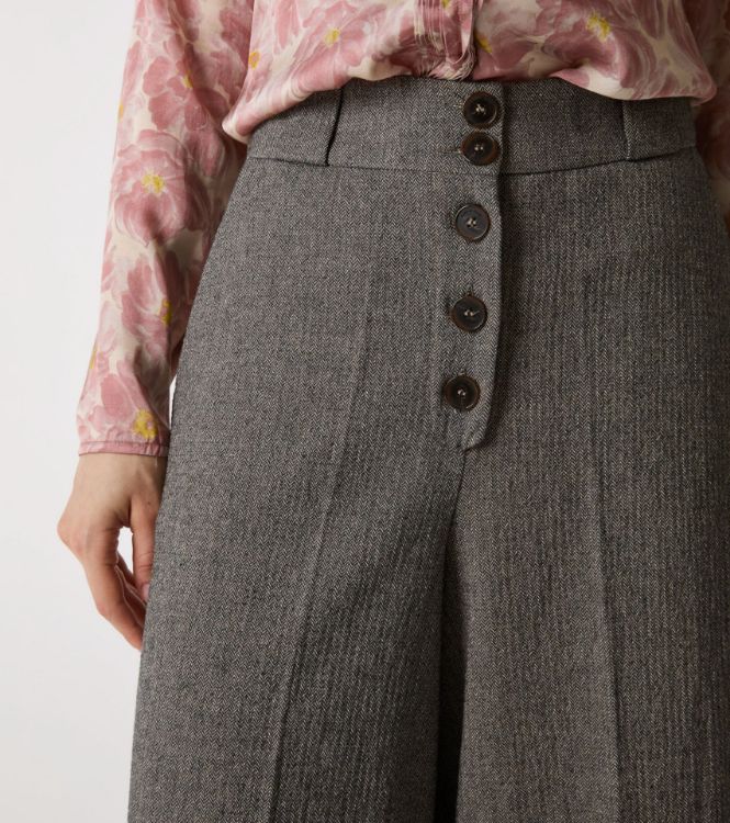 Immagine di Pantaloni a palazzo in cotone stretch