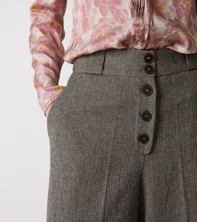Immagine di Pantaloni a palazzo in cotone stretch