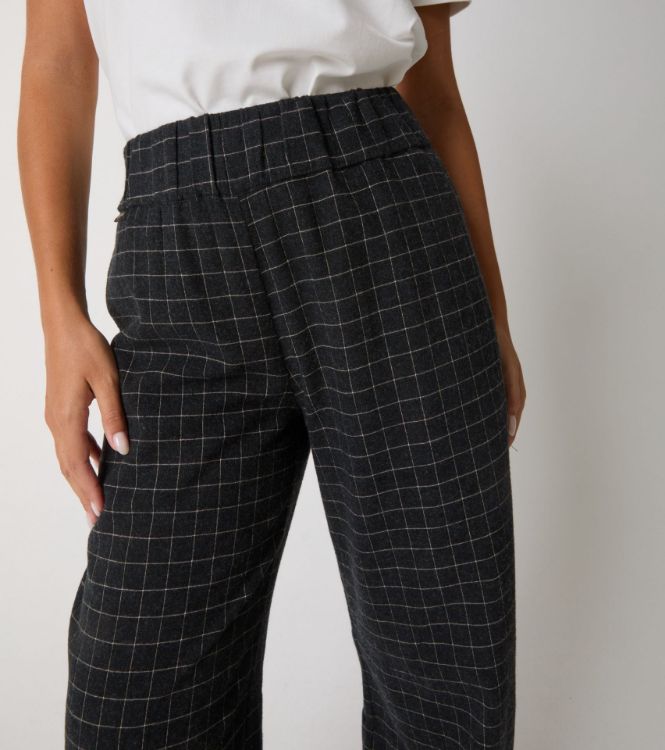 Immagine di Pantaloni cropped in flanella check