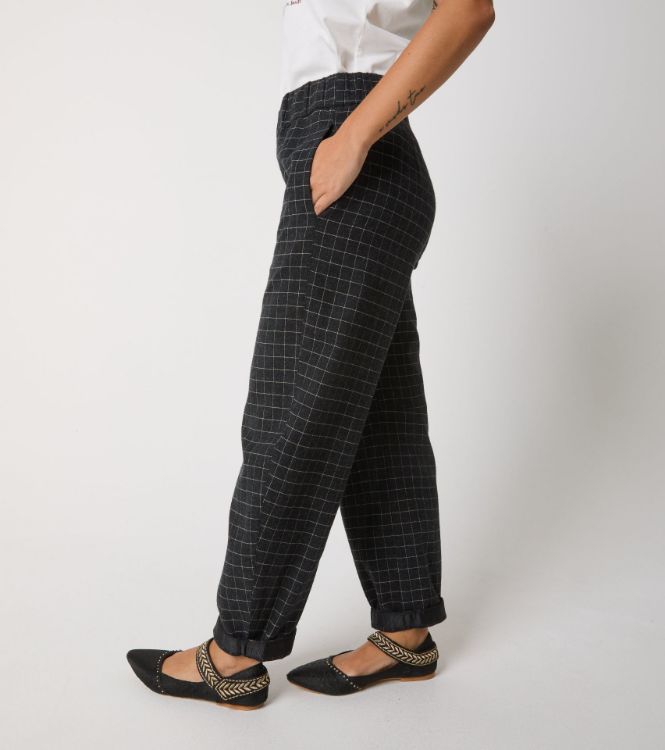 Immagine di Pantaloni cropped in flanella check