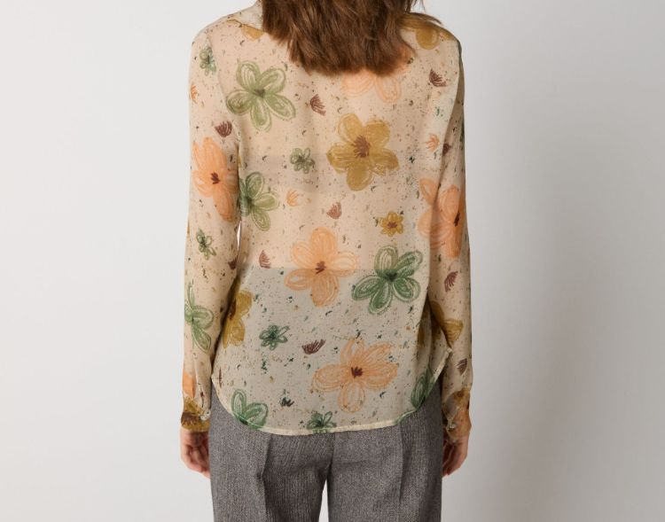 Immagine di Blusa in seta con stampa