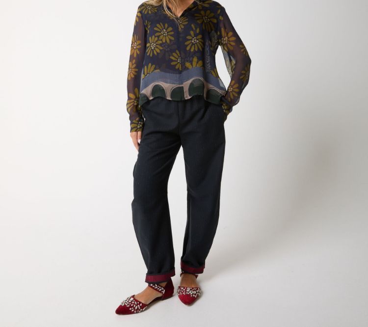 Immagine di Blusa in seta con stampa