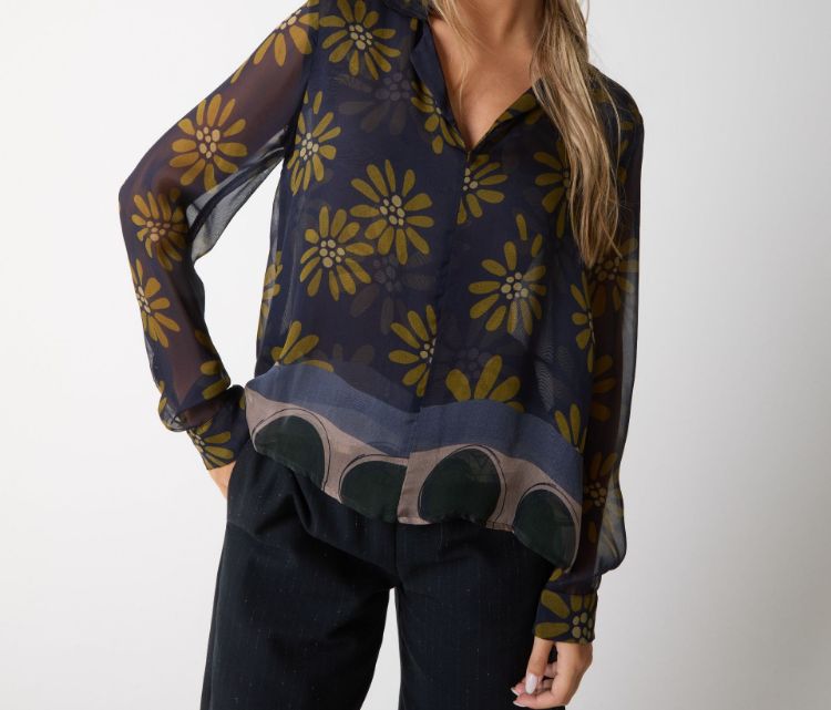 Immagine di Blusa in seta con stampa