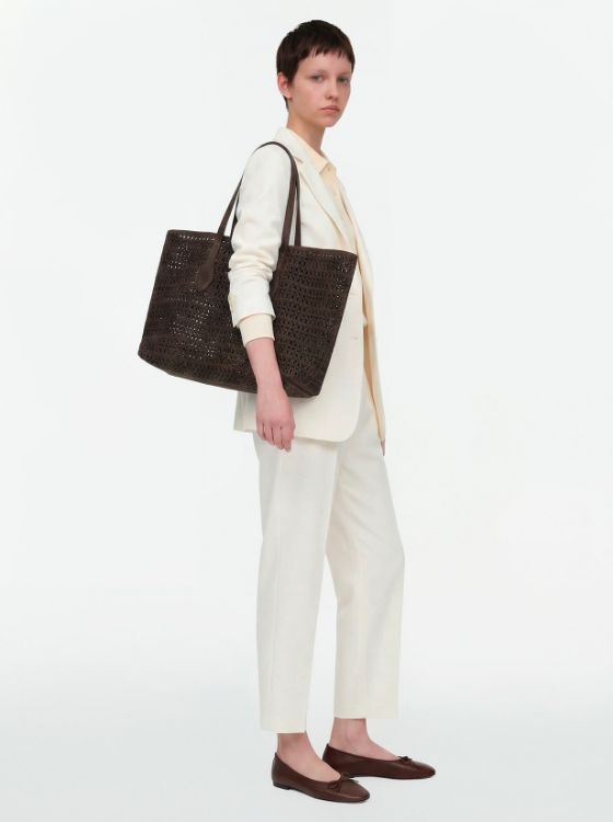 Immagine di Gianni Chiarini Shopper Mashup in Suede Traforato