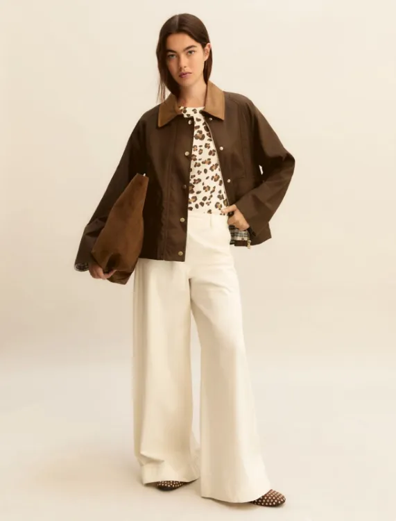 Immagine di T-Shirt in Twill di Viscosa Stampato