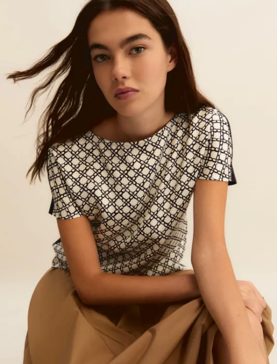 Immagine di Blusa Doppio Materiale