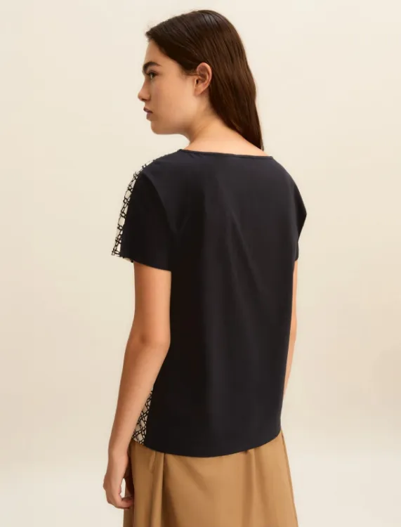 Immagine di Blusa Doppio Materiale