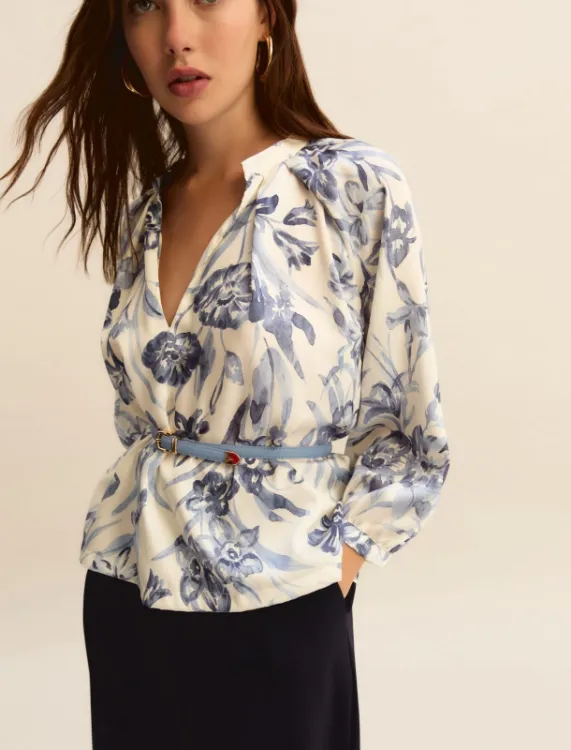 Immagine di Blusa in Twill Stampato