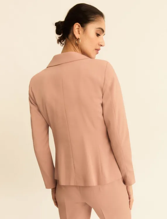Immagine di Blazer Doppiopetto in Faille Stretch