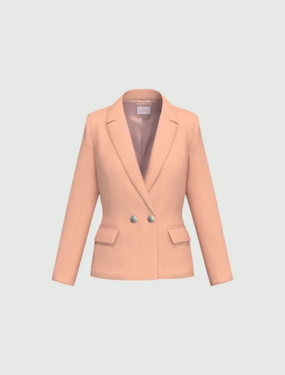 Immagine di Blazer Doppiopetto in Faille Stretch