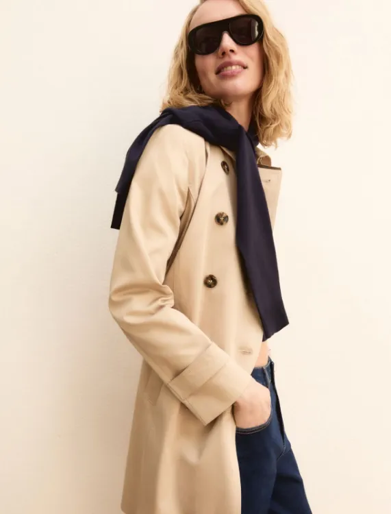 Immagine di Trench in Cotone Stretch