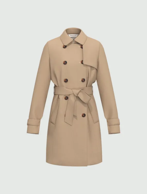 Immagine di Trench in Cotone Stretch