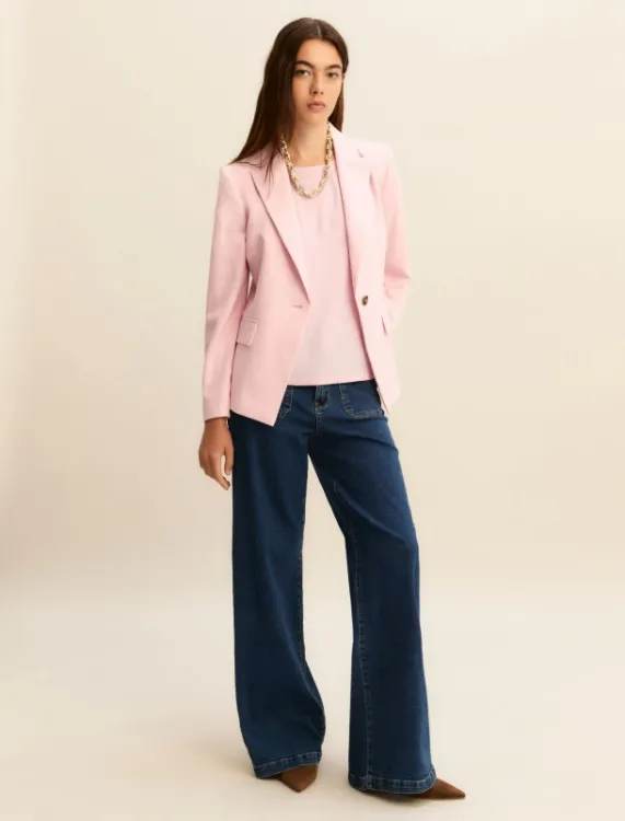 Immagine di Jeans Wide Flare Donna Blu