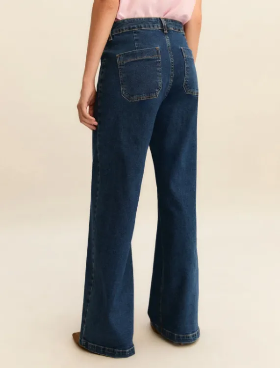 Immagine di Jeans Wide Flare Donna Blu