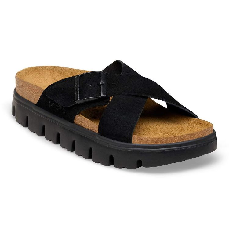 Immagine di Sandali Birkenstock Siena PAP Chunky in Pelle Scamosciata