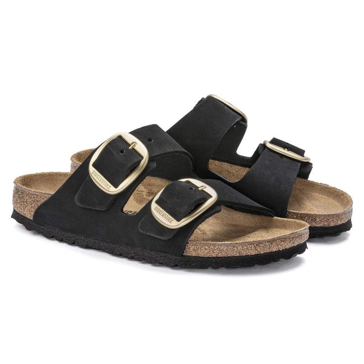 Immagine di Sandali Birkenstock Arizona Big Buckle in Pelle Nabuk