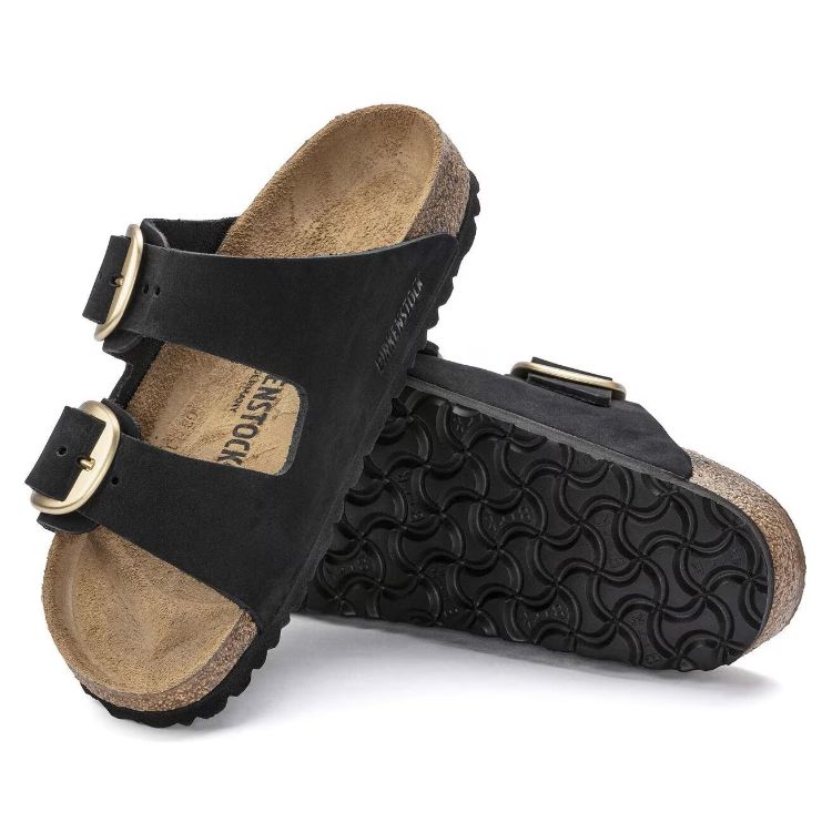 Immagine di Sandali Birkenstock Arizona Big Buckle in Pelle Nabuk